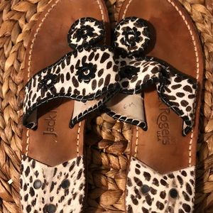 Jack Rogers Leopard Sandals